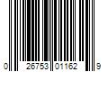 Barcode Image for UPC code 026753011629