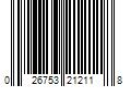 Barcode Image for UPC code 026753212118