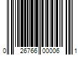 Barcode Image for UPC code 026766000061