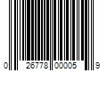 Barcode Image for UPC code 026778000059