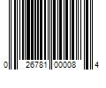 Barcode Image for UPC code 026781000084