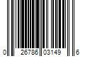 Barcode Image for UPC code 026786031496