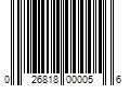 Barcode Image for UPC code 026818000056