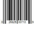 Barcode Image for UPC code 026825007109