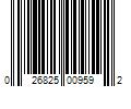 Barcode Image for UPC code 026825009592