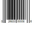 Barcode Image for UPC code 026833000086