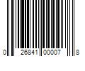 Barcode Image for UPC code 026841000078