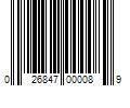 Barcode Image for UPC code 026847000089