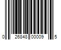 Barcode Image for UPC code 026848000095