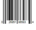 Barcode Image for UPC code 026851865834