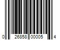 Barcode Image for UPC code 026858000054