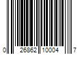 Barcode Image for UPC code 026862100047