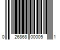 Barcode Image for UPC code 026868000051