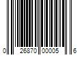 Barcode Image for UPC code 026870000056