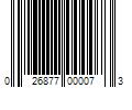 Barcode Image for UPC code 026877000073