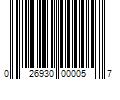 Barcode Image for UPC code 026930000057