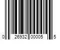 Barcode Image for UPC code 026932000055