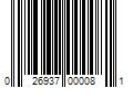 Barcode Image for UPC code 026937000081