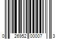 Barcode Image for UPC code 026952000073