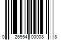 Barcode Image for UPC code 026954000088