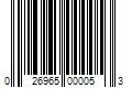 Barcode Image for UPC code 026965000053