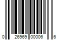 Barcode Image for UPC code 026969000066