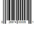 Barcode Image for UPC code 026974000051