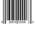 Barcode Image for UPC code 026979000063