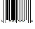 Barcode Image for UPC code 026983000066