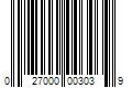 Barcode Image for UPC code 027000003039