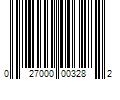 Barcode Image for UPC code 027000003282