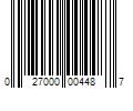 Barcode Image for UPC code 027000004487