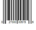 Barcode Image for UPC code 027000005156