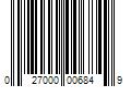 Barcode Image for UPC code 027000006849