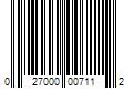 Barcode Image for UPC code 027000007112