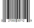 Barcode Image for UPC code 027000007129