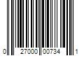 Barcode Image for UPC code 027000007341