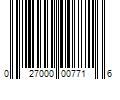 Barcode Image for UPC code 027000007716