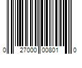 Barcode Image for UPC code 027000008010