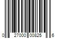 Barcode Image for UPC code 027000008256