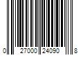 Barcode Image for UPC code 027000240908