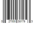 Barcode Image for UPC code 027000381793