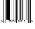 Barcode Image for UPC code 027000388150