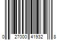 Barcode Image for UPC code 027000419328