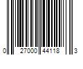 Barcode Image for UPC code 027000441183