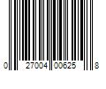 Barcode Image for UPC code 027004006258