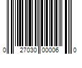 Barcode Image for UPC code 027030000060