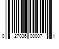 Barcode Image for UPC code 027036000071