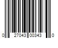 Barcode Image for UPC code 027043003430