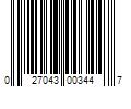 Barcode Image for UPC code 027043003447